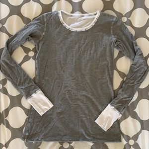 Lululemon reversible long sleeve.